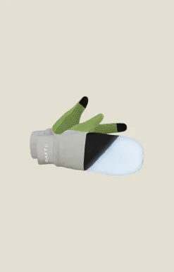 Hansker & Votter|Hansker & Votter>Craft Sportswear ADV Lumen Fleece Hybrid Glove Ash White-Flumino