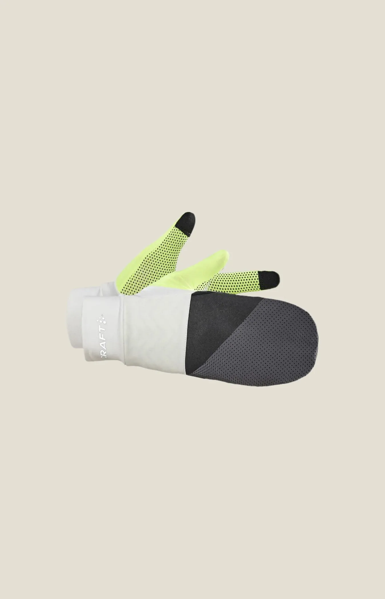 Hansker & Votter|Hansker & Votter>Craft Sportswear ADV Lumen Fleece Hybrid Glove Ash White-Flumino