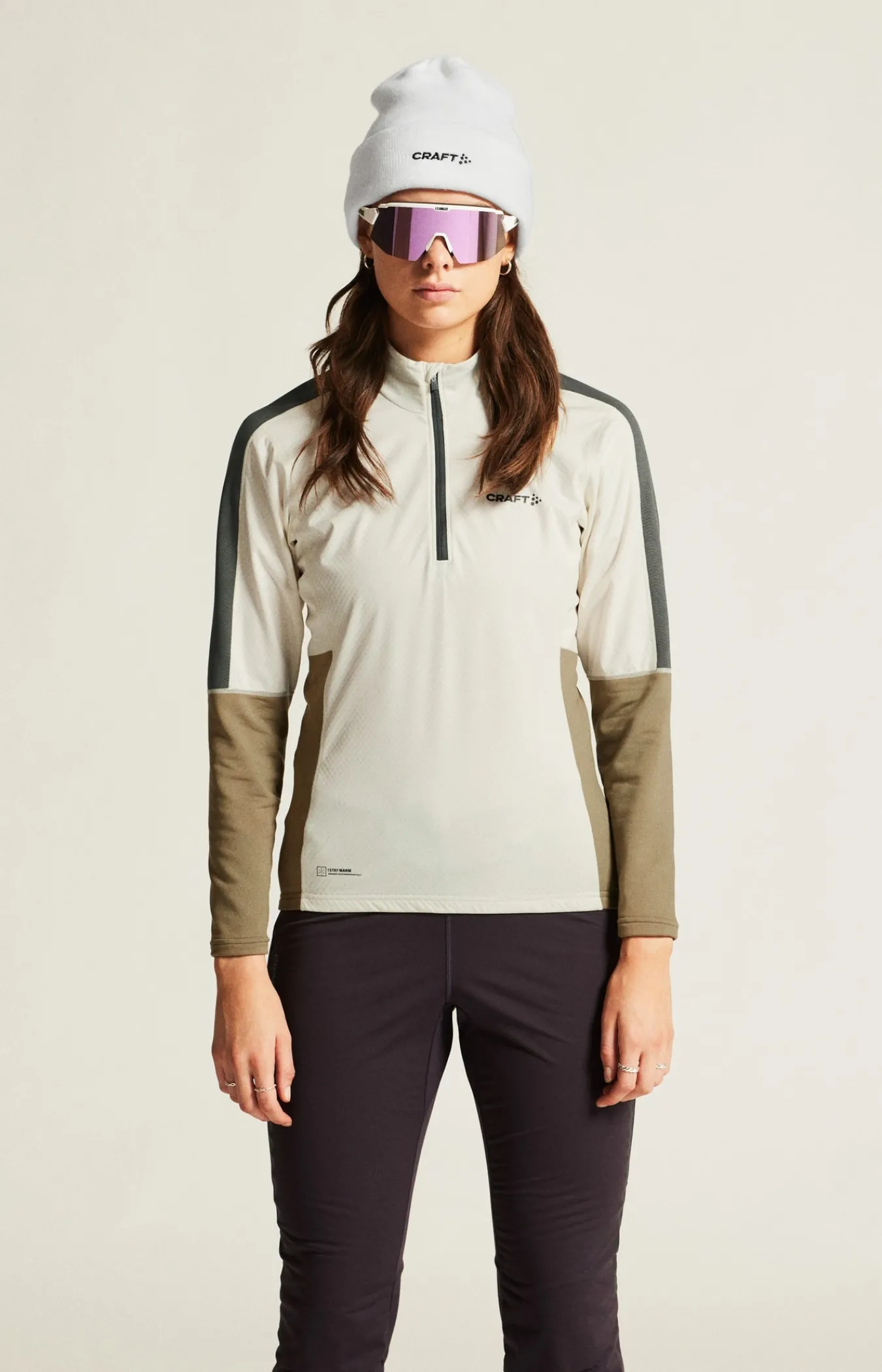 Gensere|Langrenn>Craft Sportswear Adv Nordic Race Warm HZ Jersey W Tofu/Raw