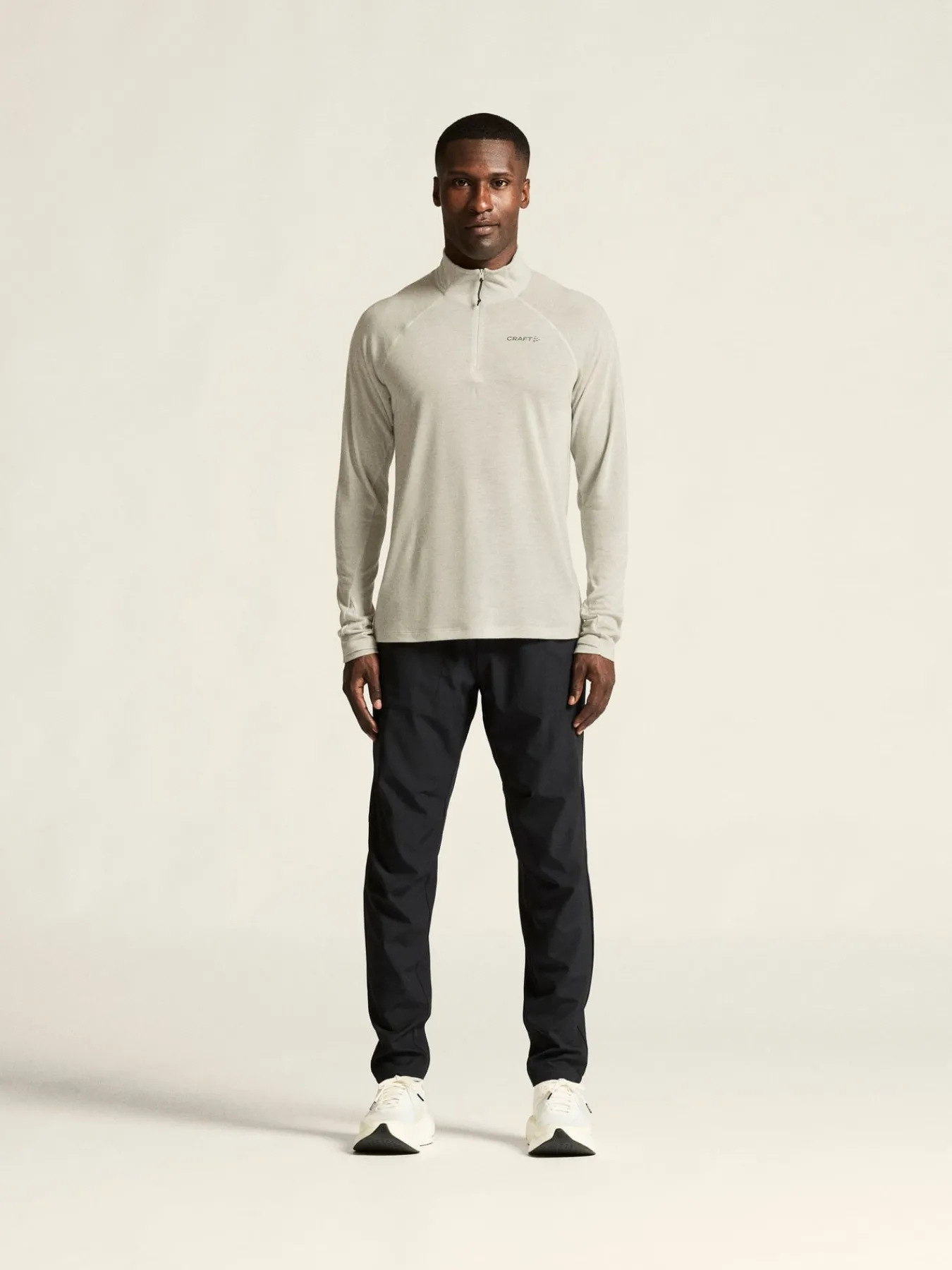 T-Skjorter & Singleter|Løping>Craft Sportswear ADV SubZ Wool LS Tee 3 M Cloud/Melange