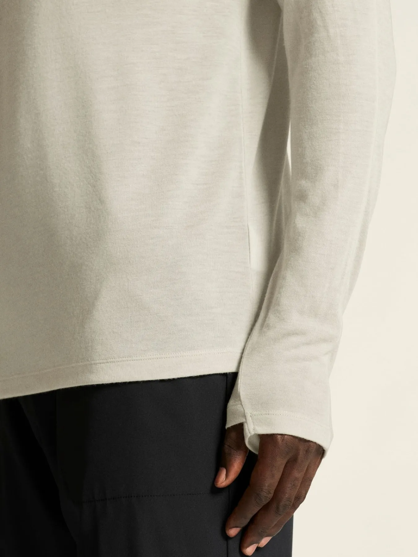 T-Skjorter & Singleter|Løping>Craft Sportswear ADV SubZ Wool LS Tee 3 M Cloud/Melange