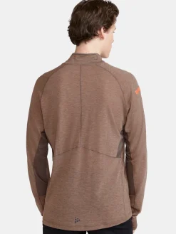 T-Skjorter & Singleter|Løping>Craft Sportswear ADV SubZ Wool LS Tee 2 M Dk Clay-Melange