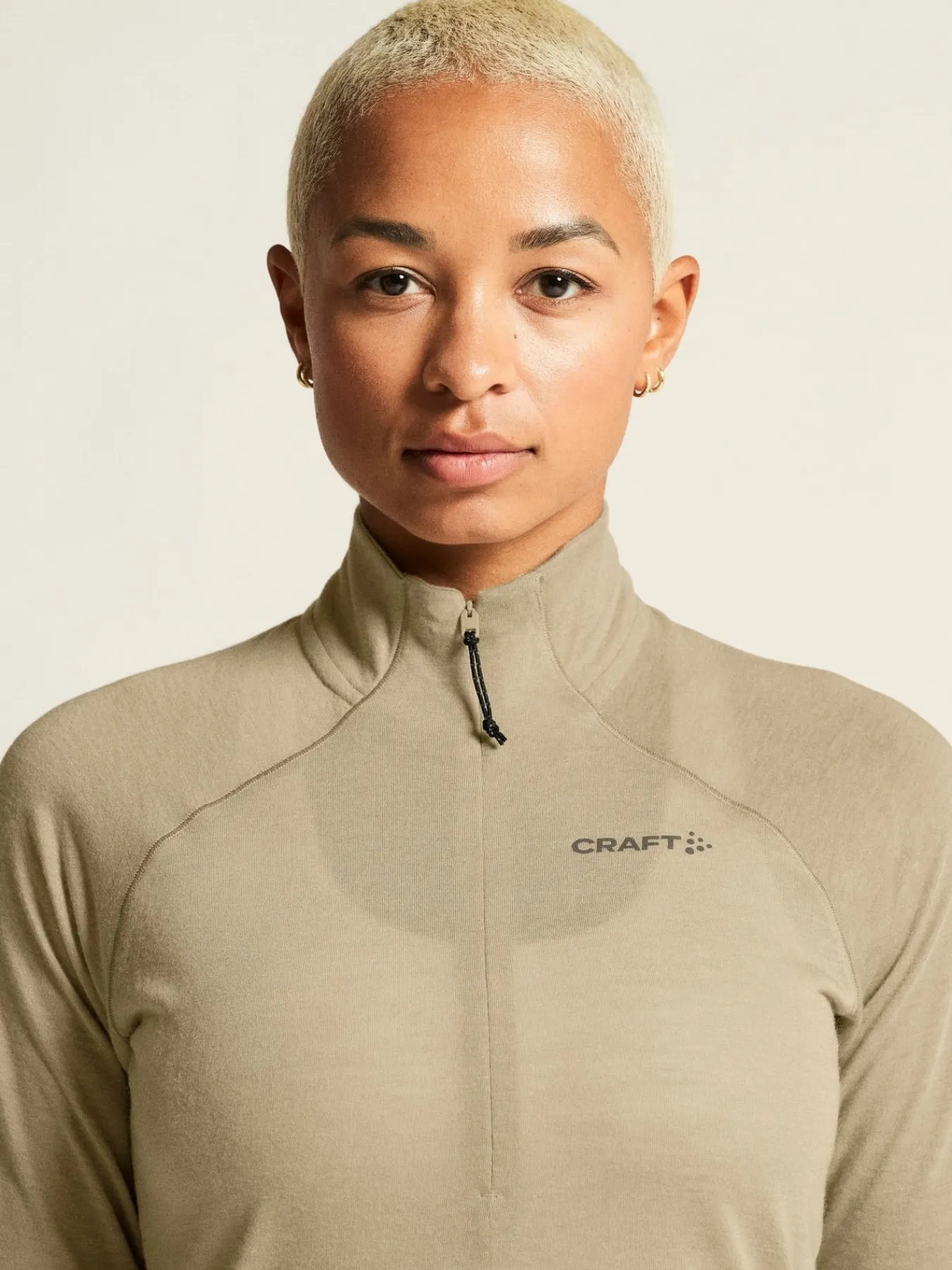 Gensere|Løping>Craft Sportswear ADV SubZ Wool LS Tee 3 W Hay/Melange