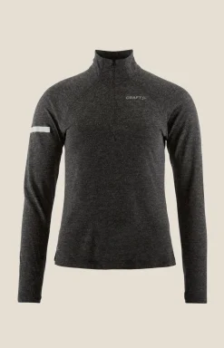 Gensere|Løping>Craft Sportswear ADV SubZ Wool LS Tee 3 W Black Melange