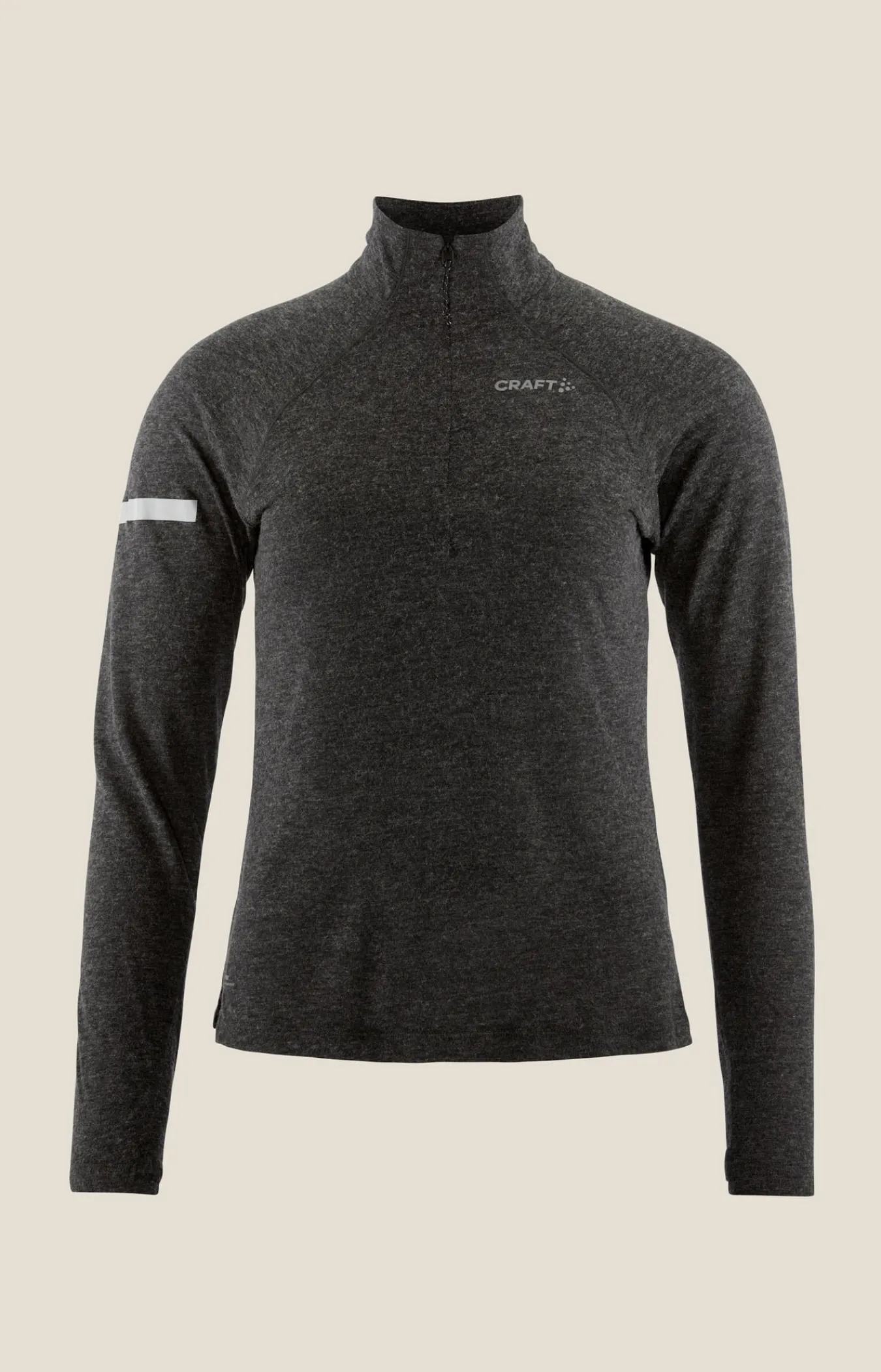 Gensere|Løping>Craft Sportswear ADV SubZ Wool LS Tee 3 W Black Melange