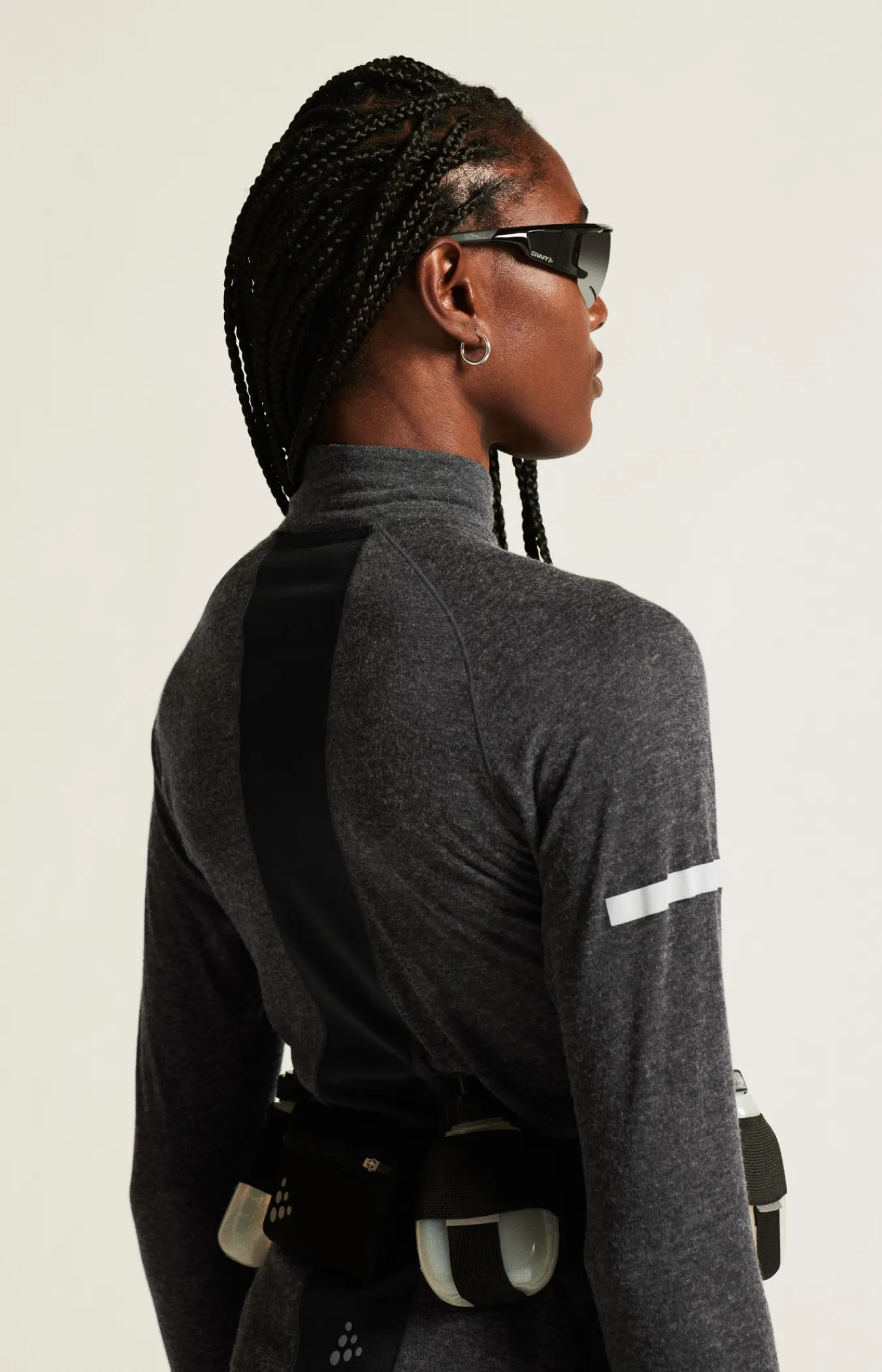 Gensere|Løping>Craft Sportswear ADV SubZ Wool LS Tee 3 W Black Melange