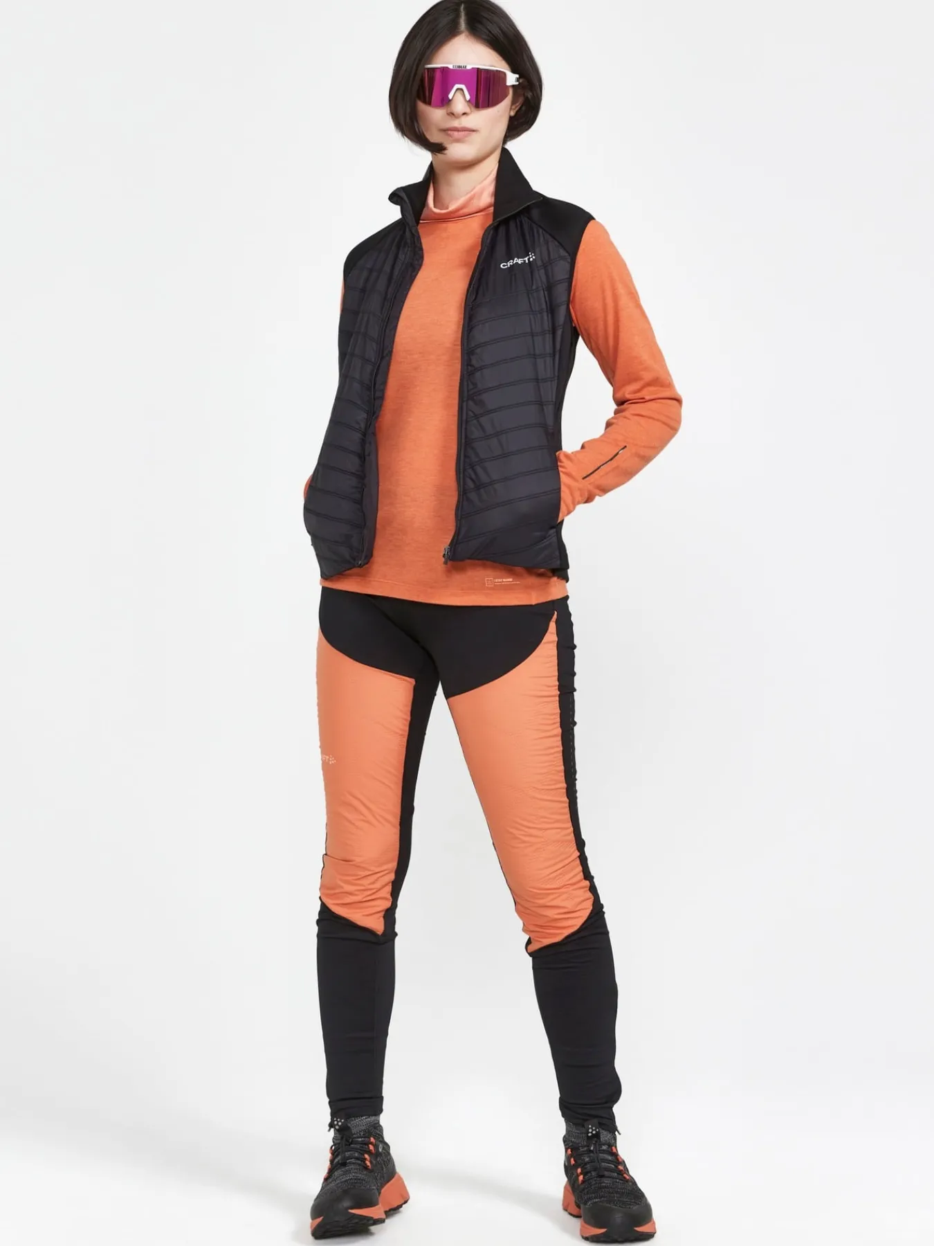 Gensere|Løping>Craft Sportswear ADV SubZ Wool LS Tee 2 W Rusty Glow
