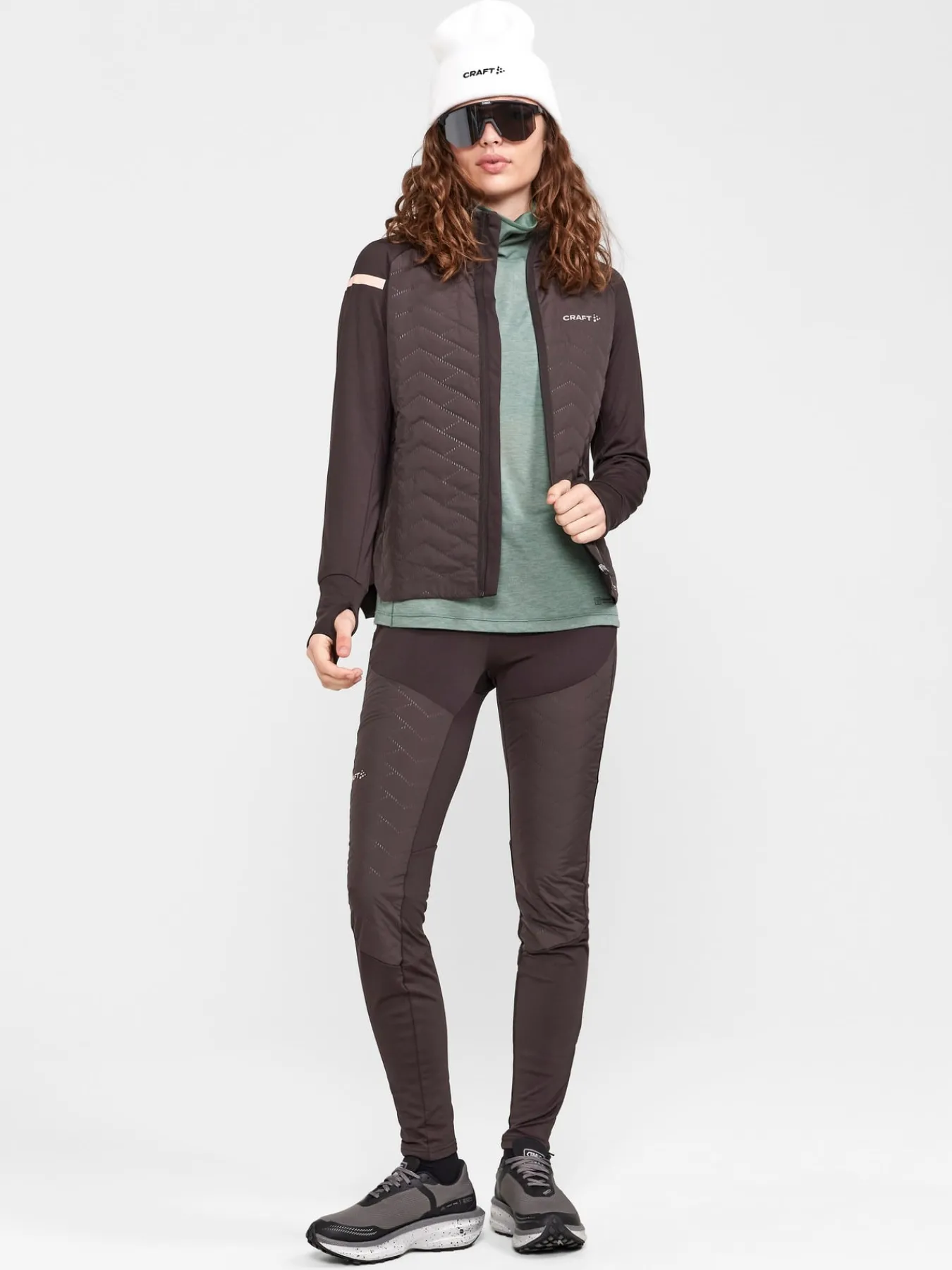 Gensere|Løping>Craft Sportswear ADV SubZ Wool LS Tee 2 W Thyme-Melange