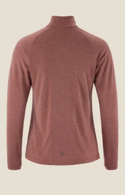 Gensere|Løping>Craft Sportswear ADV SubZ Wool LS Tee 3 W Rose Brown/Melange