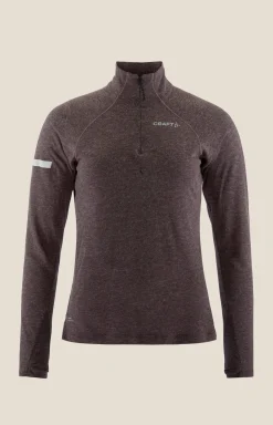 Gensere|Løping>Craft Sportswear ADV SubZ Wool LS Tee 3 W Dk Plum/Melange