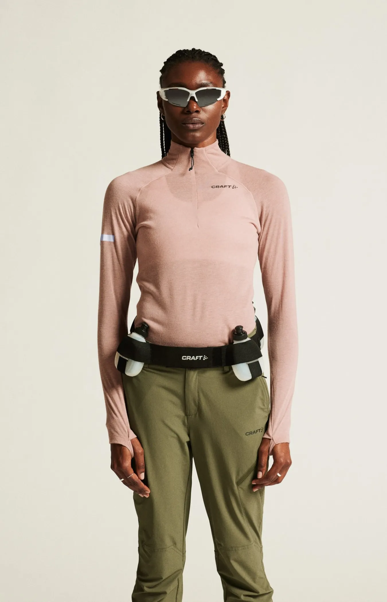 Gensere|Løping>Craft Sportswear ADV SubZ Wool LS Tee 3 W Charm/Melange