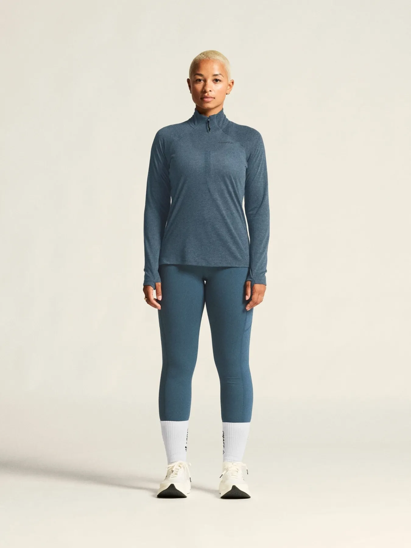 Gensere|Løping>Craft Sportswear ADV SubZ Wool LS Tee 3 W Ensign/Melange