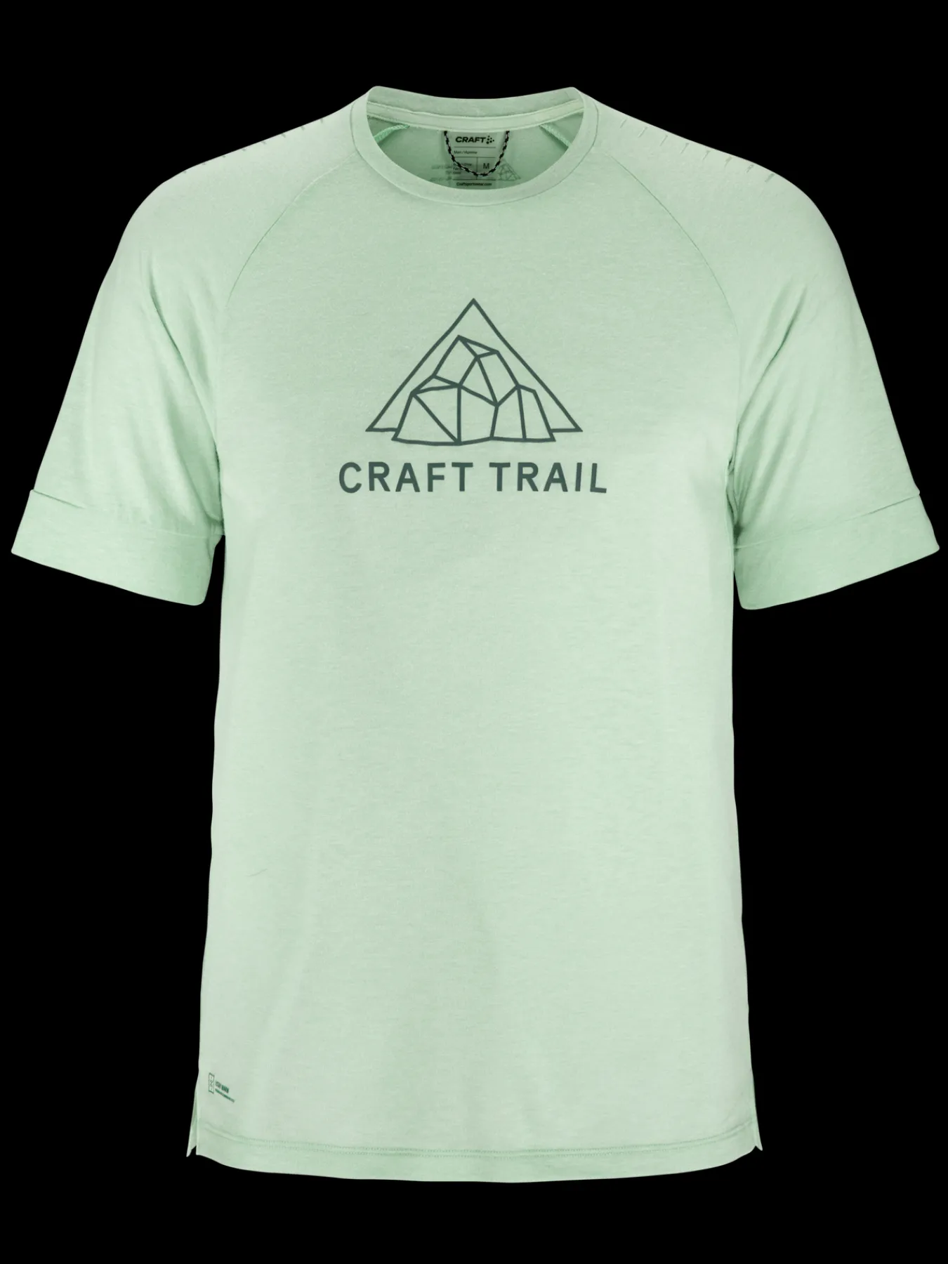 T-Skjorter & Singleter|Løping>Craft Sportswear ADV Trail Wool Ss Tee M Plexi Melange