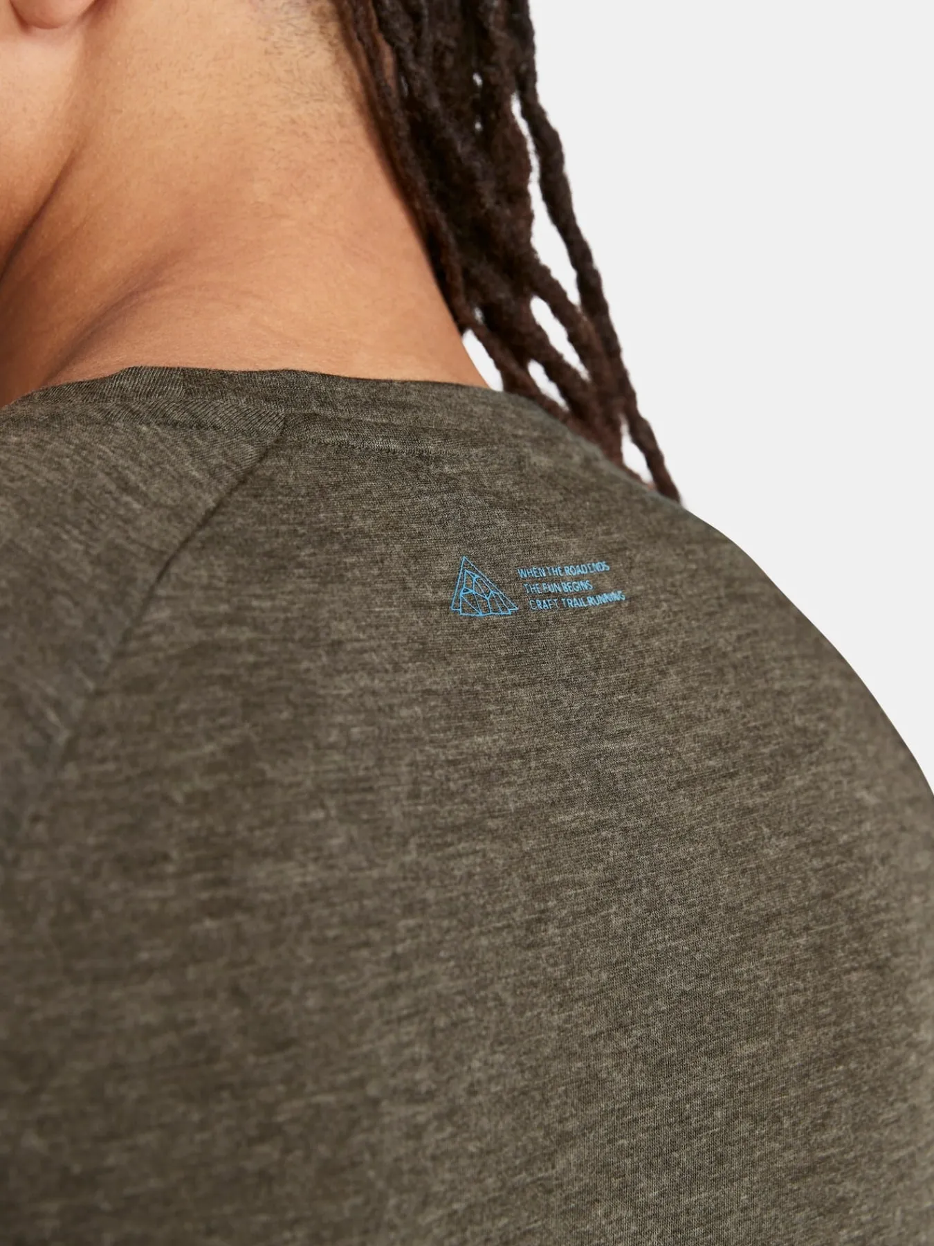 T-Skjorter & Singleter|Løping>Craft Sportswear ADV Trail Wool Ss Tee M Juniper-Melange