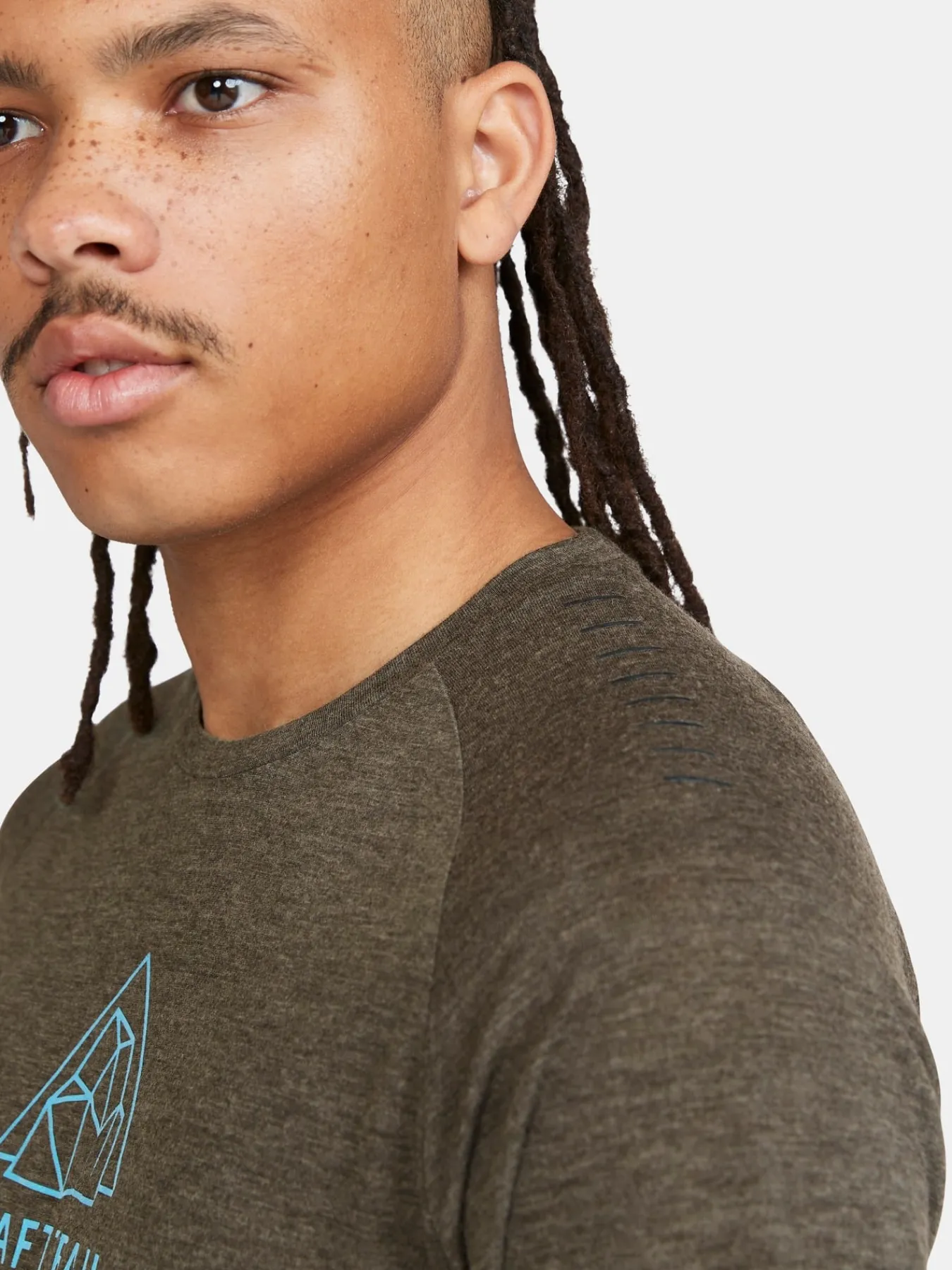 T-Skjorter & Singleter|Løping>Craft Sportswear ADV Trail Wool Ss Tee M Juniper-Melange