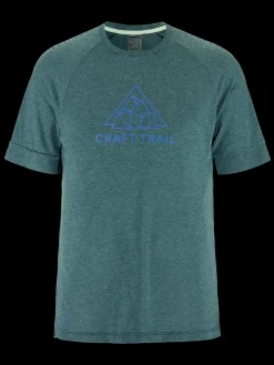 T-Skjorter & Singleter|Løping>Craft Sportswear ADV Trail Wool Ss Tee M Alfa Melange