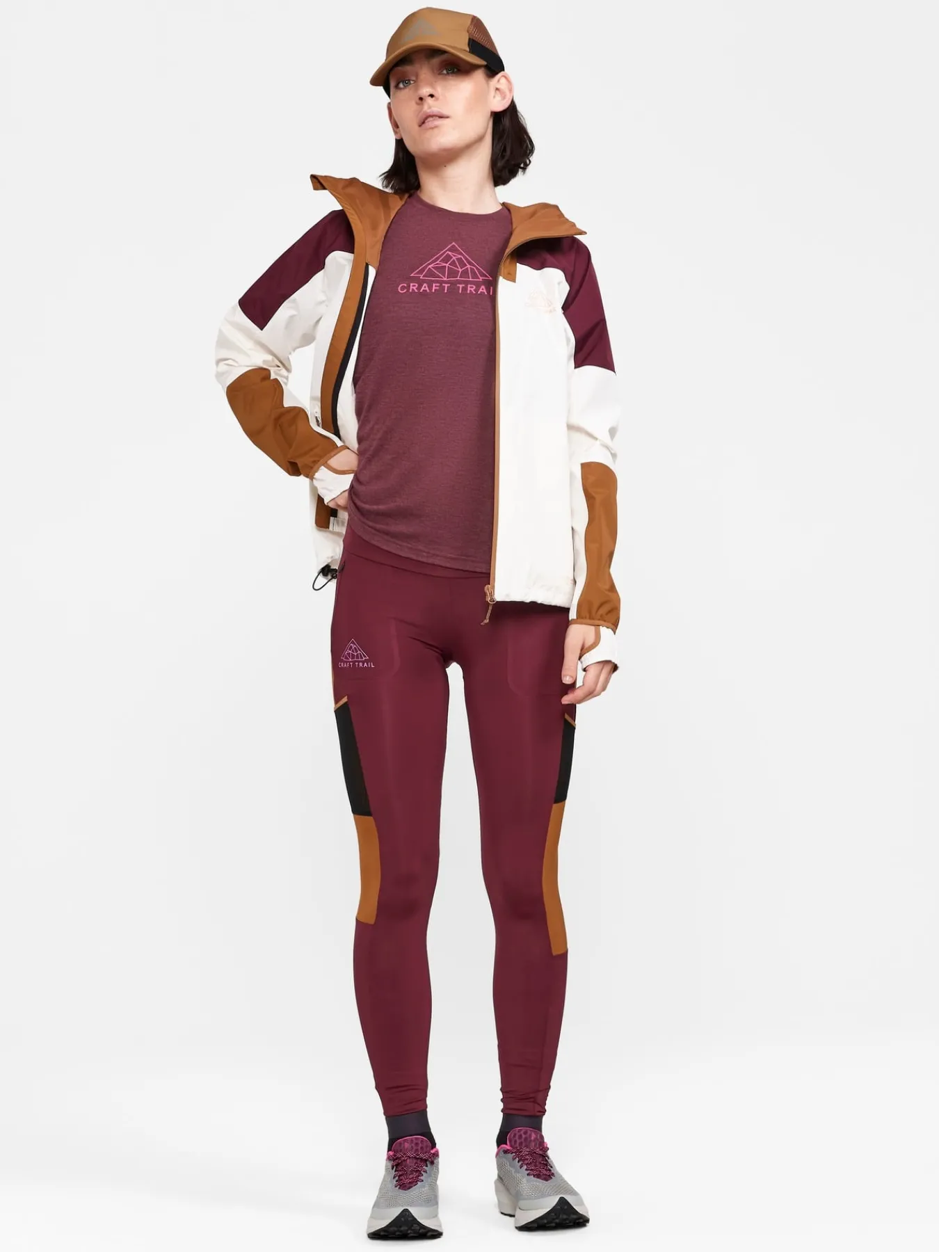 T-Skjorter & Singleter|Løping>Craft Sportswear ADV Trail Wool Ss Tee W Punsch-Melange