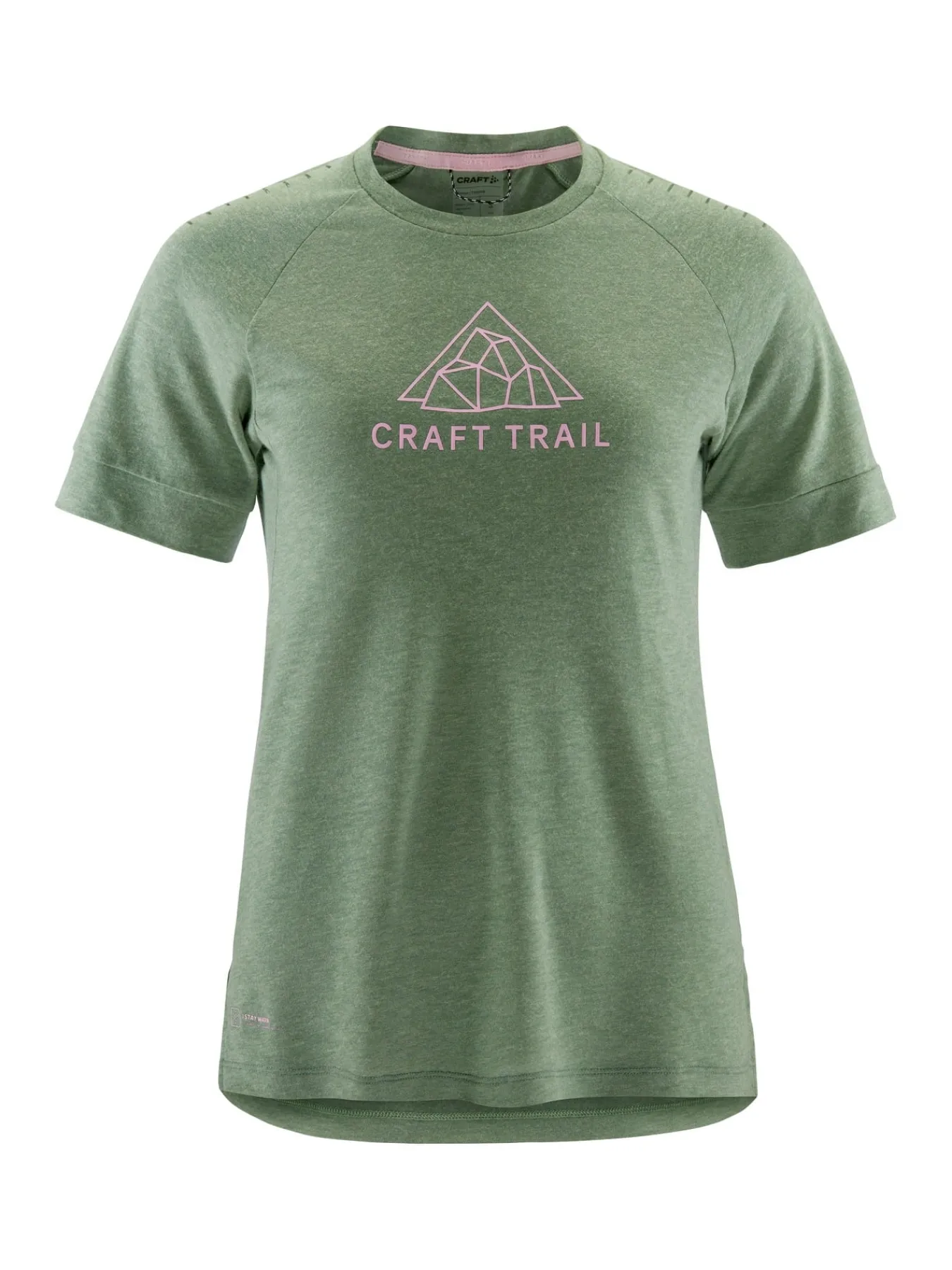 T-Skjorter & Singleter|Løping>Craft Sportswear ADV Trail Wool Ss Tee W Thyme-Melange