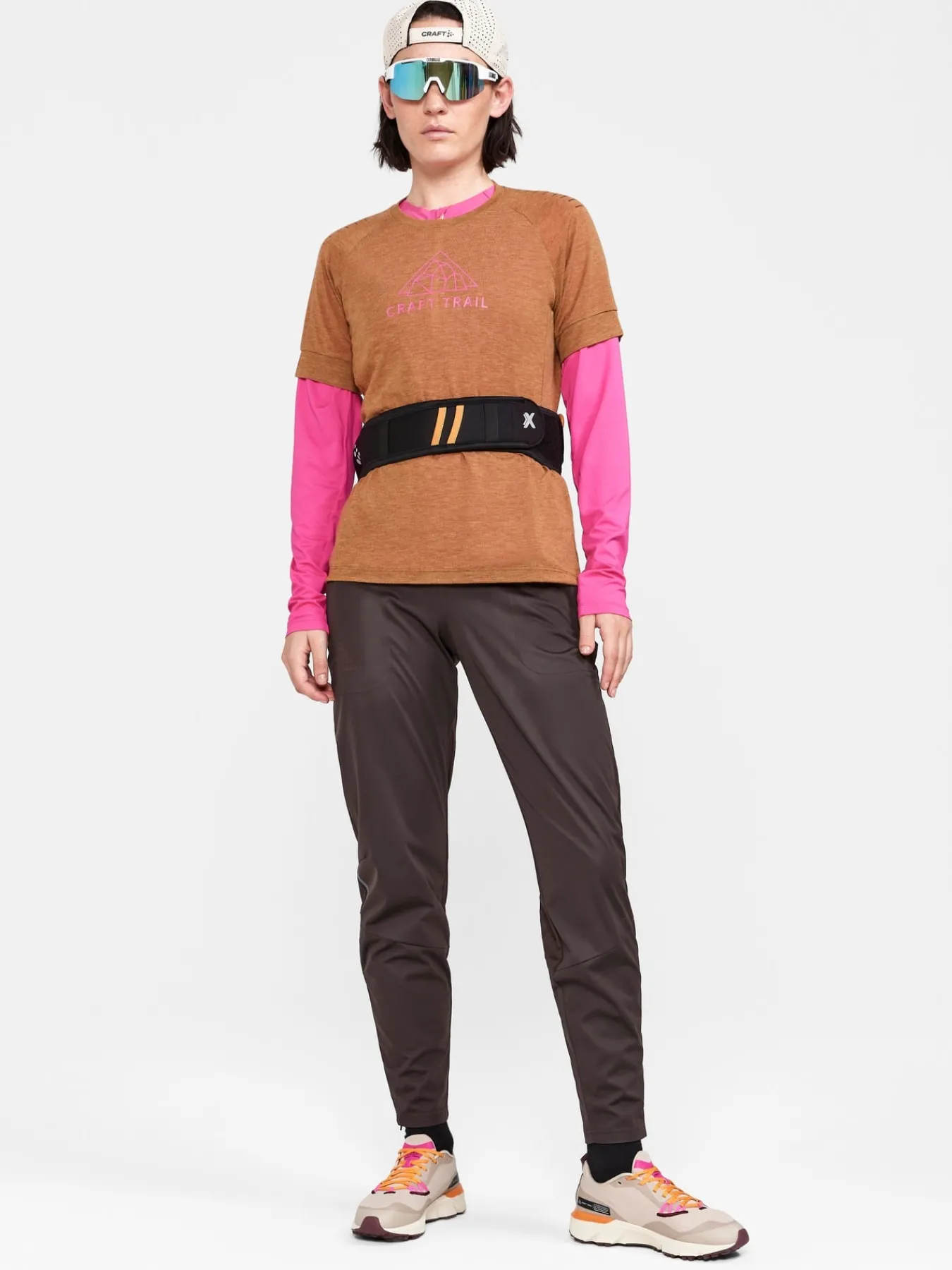 T-Skjorter & Singleter|Løping>Craft Sportswear ADV Trail Wool Ss Tee W Roots-Melange