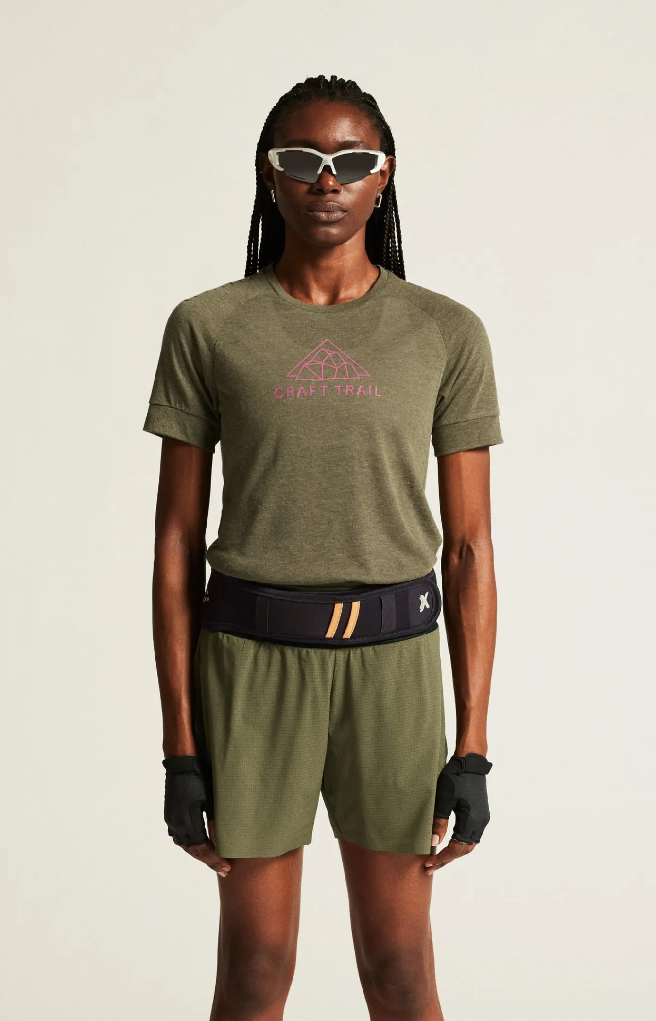 T-Skjorter & Singleter|Løping>Craft Sportswear ADV Trail Wool Ss Tee W Rift/Melange