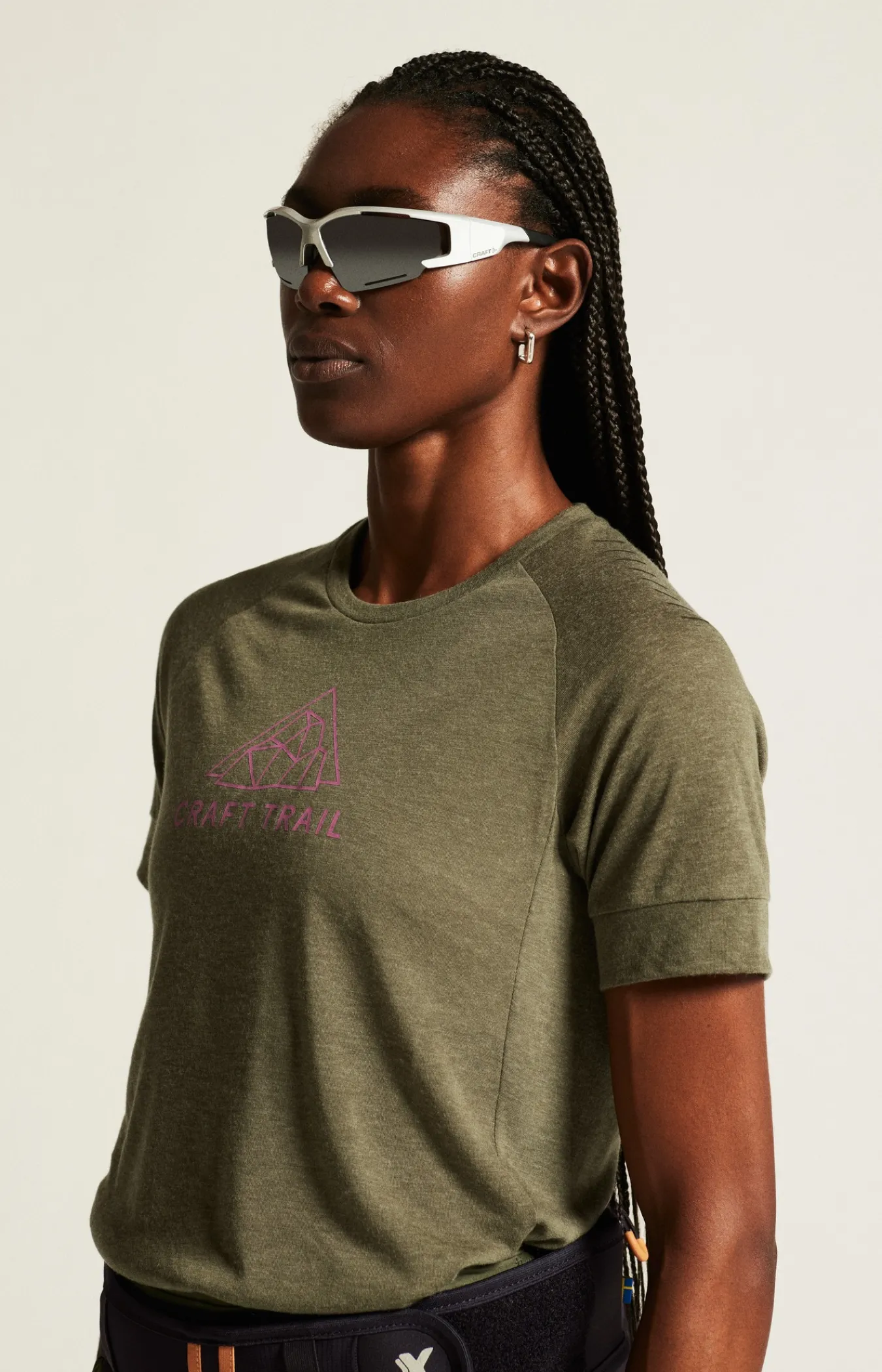 T-Skjorter & Singleter|Løping>Craft Sportswear ADV Trail Wool Ss Tee W Rift/Melange