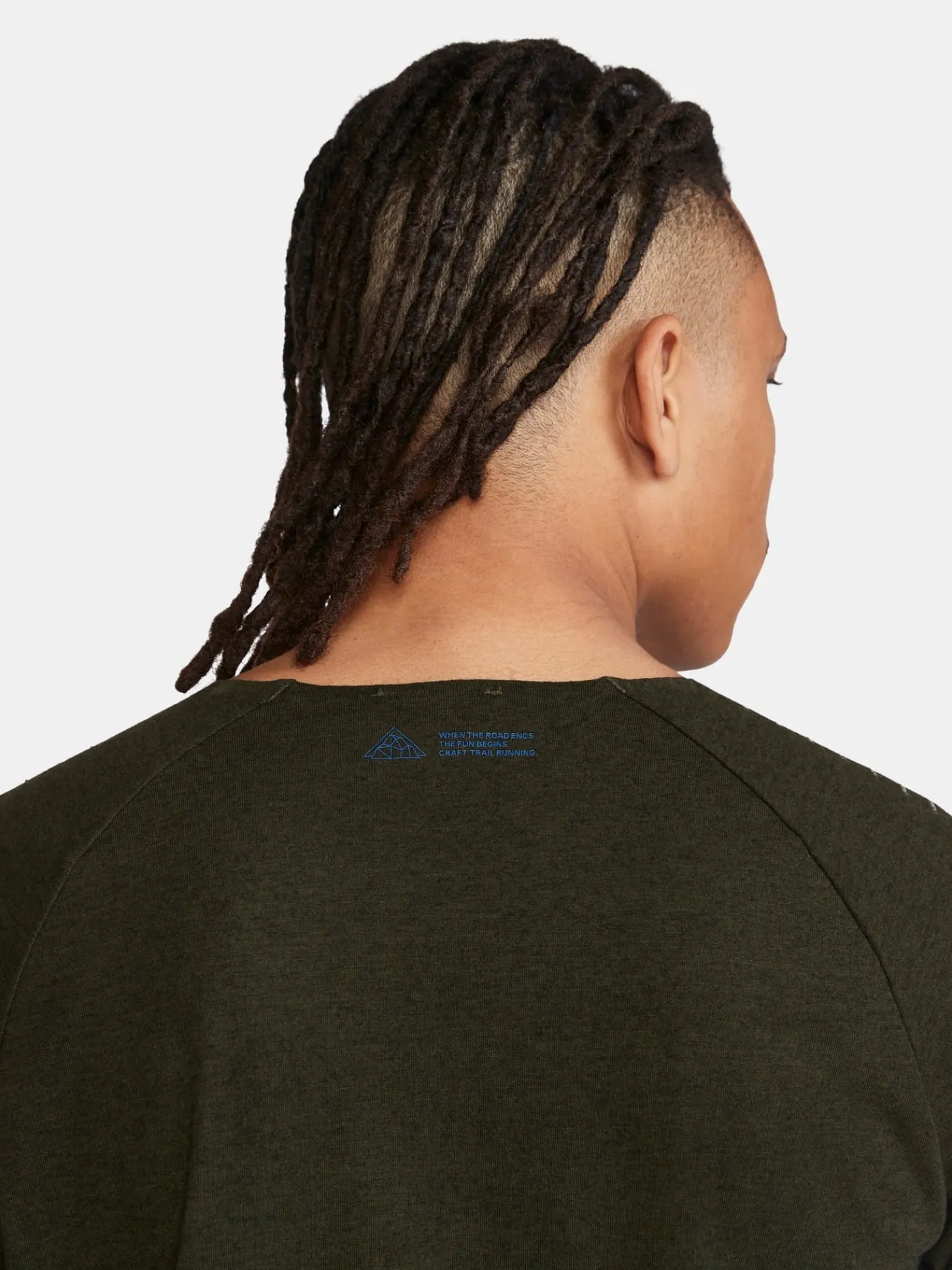 T-Skjorter & Singleter|Løping>Craft Sportswear ADV Trail Wool Wind LS Tee M Juniper-Melange