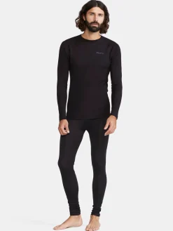 T-Skjorter & Singleter|Ull- & Superundertøy>Craft Sportswear ADV Wool Merino RN LS M Black