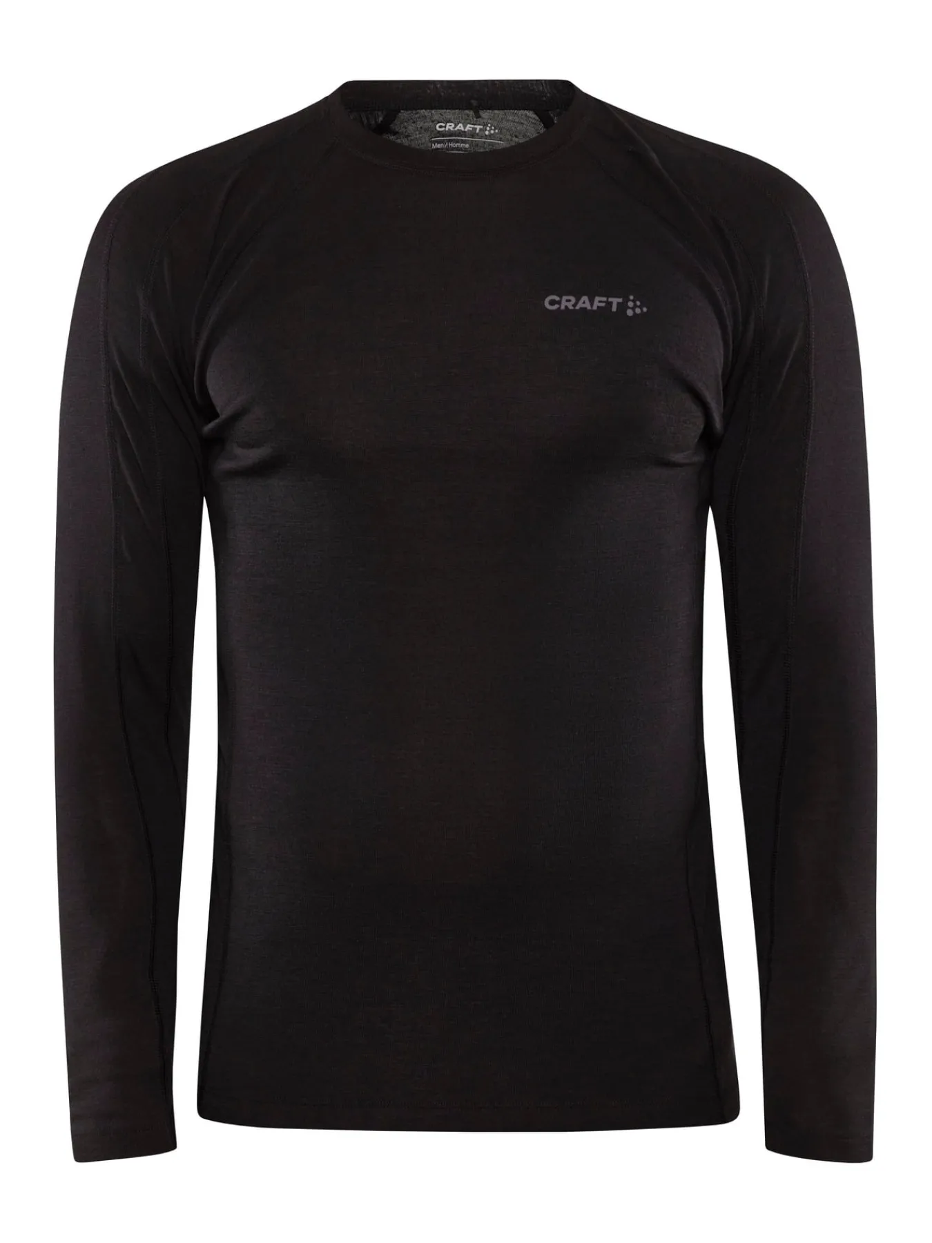 T-Skjorter & Singleter|Ull- & Superundertøy>Craft Sportswear ADV Wool Merino RN LS M Black