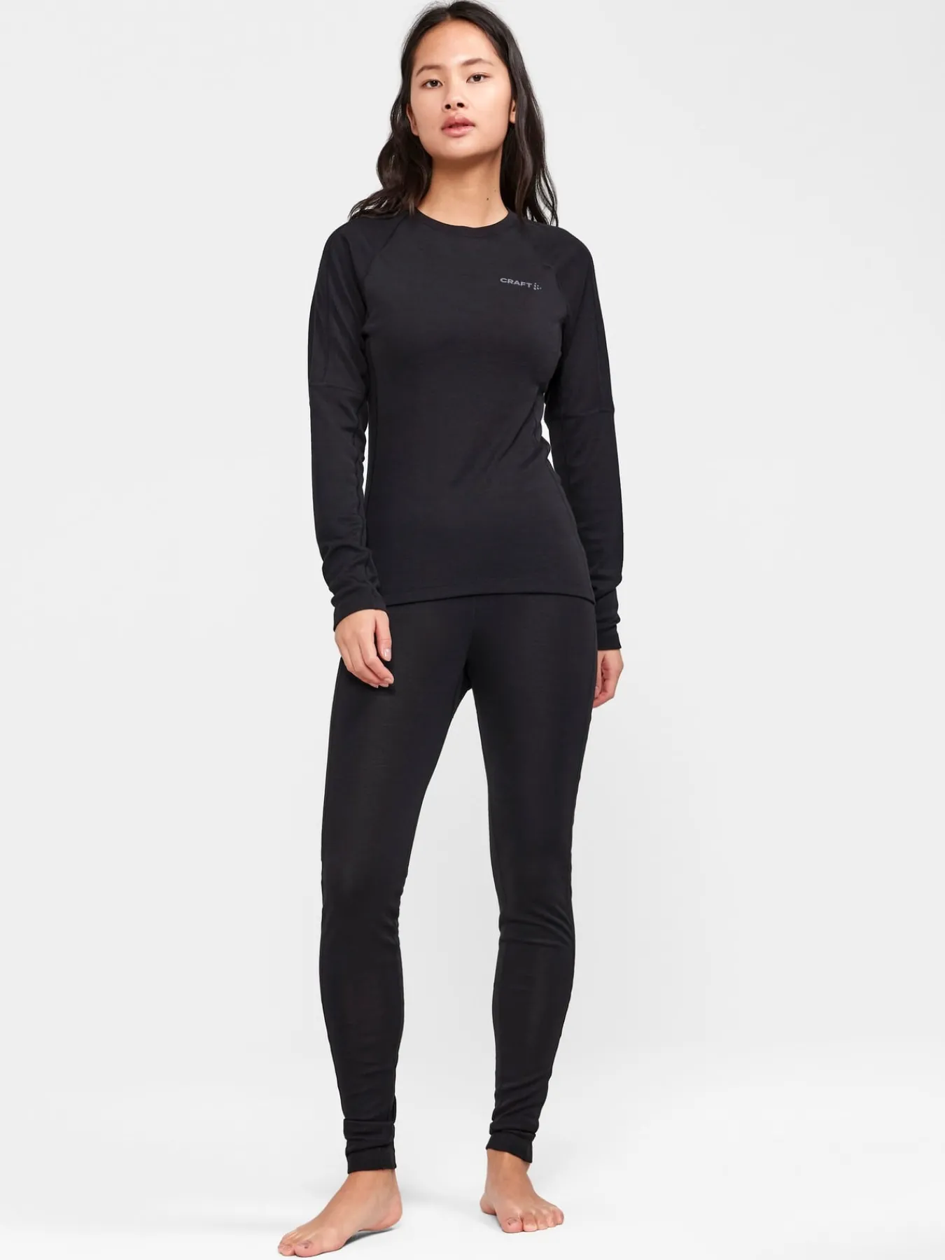 Gensere|Ull- & Superundertøy>Craft Sportswear ADV Wool Merino RN LS W Black
