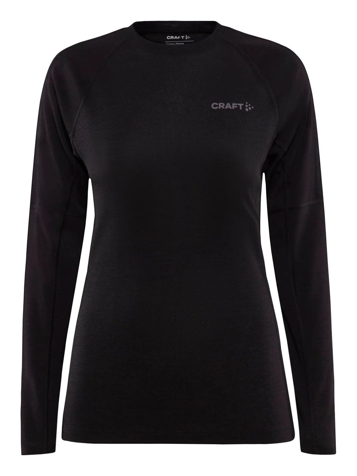 Gensere|Ull- & Superundertøy>Craft Sportswear ADV Wool Merino RN LS W Black