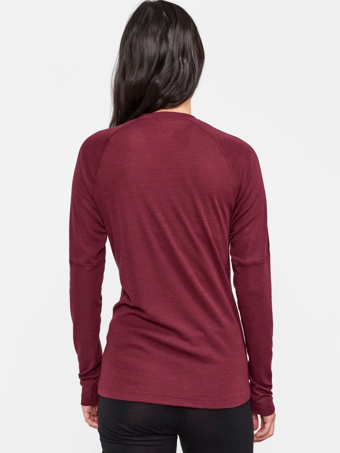 Gensere|Ull- & Superundertøy>Craft Sportswear ADV Wool Merino RN LS W Punsch