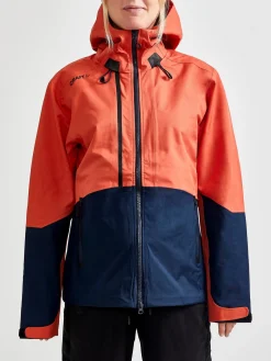 Jakker & Vester>Craft Sportswear Block shell jkt W Pepper/Dark Navy