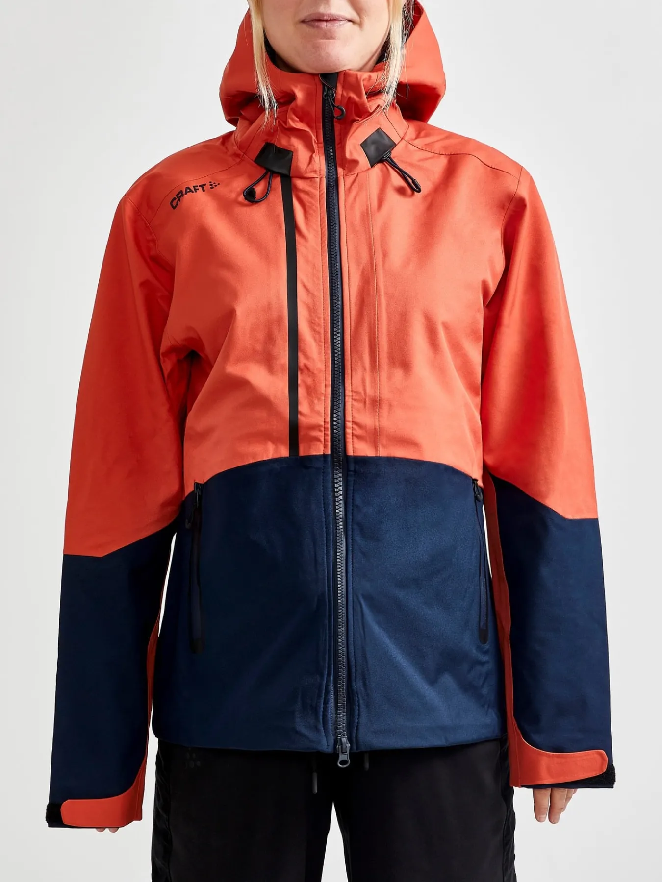 Jakker & Vester>Craft Sportswear Block shell jkt W Pepper/Dark Navy