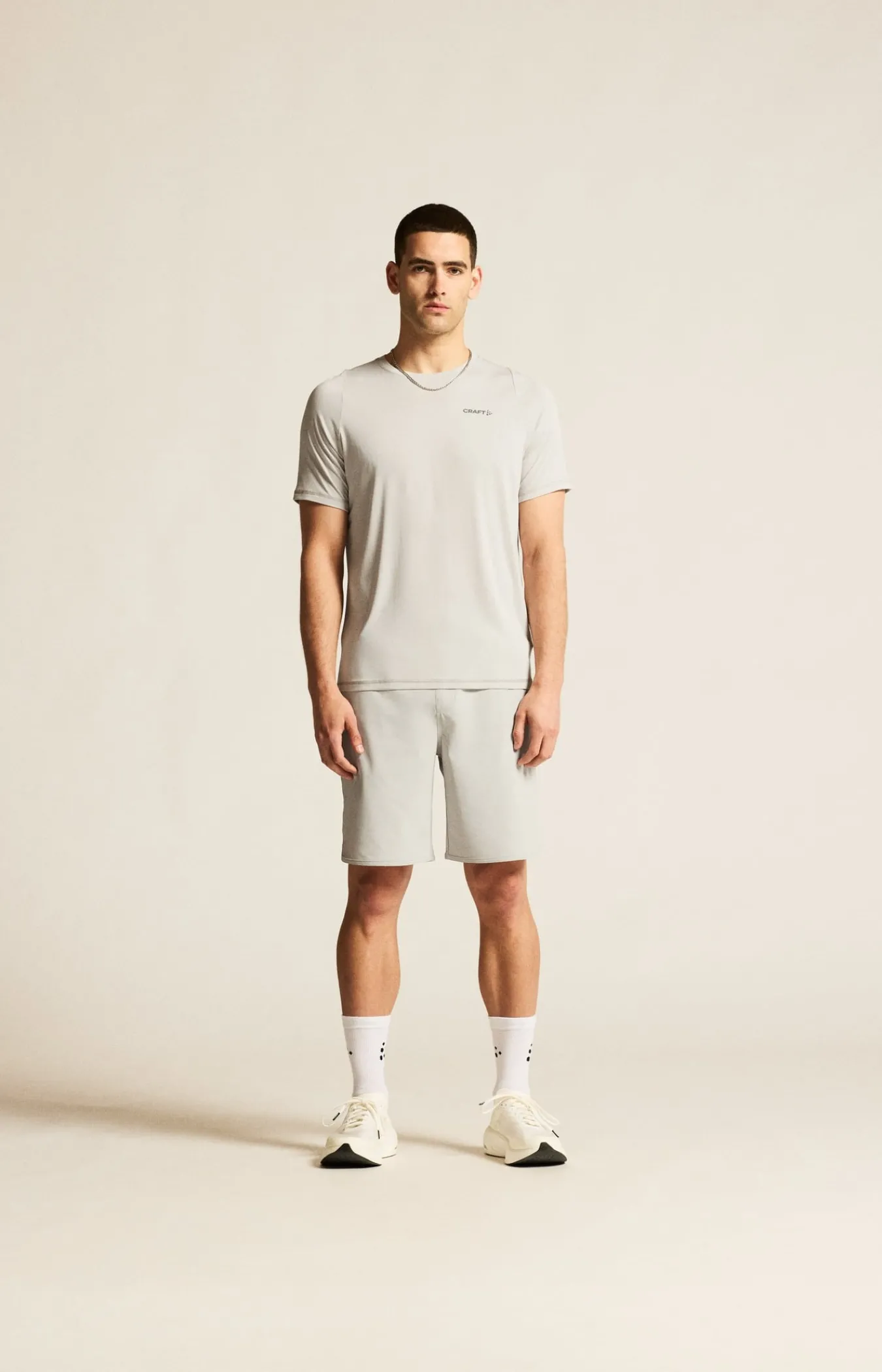 T-Skjorter & Singleter|Trening>Craft Sportswear Collective Bi-Blend Ss Tee M Cloud