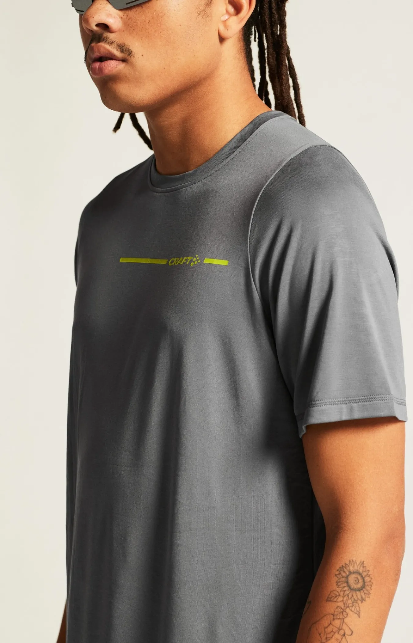 T-Skjorter & Singleter|Trening>Craft Sportswear Collective Bi-Blend Ss Tee M Leaf