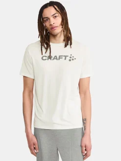T-Skjorter & Singleter|Trening>Craft Sportswear Collective Bi-Blend Ss Tee M White-Clay