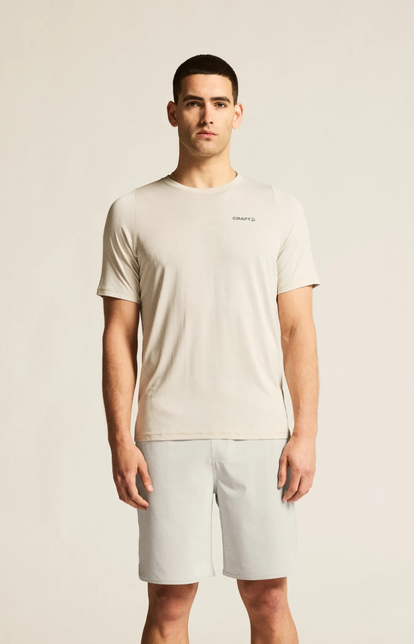T-Skjorter & Singleter|Trening>Craft Sportswear Collective Bi-Blend Ss Tee M Plaster