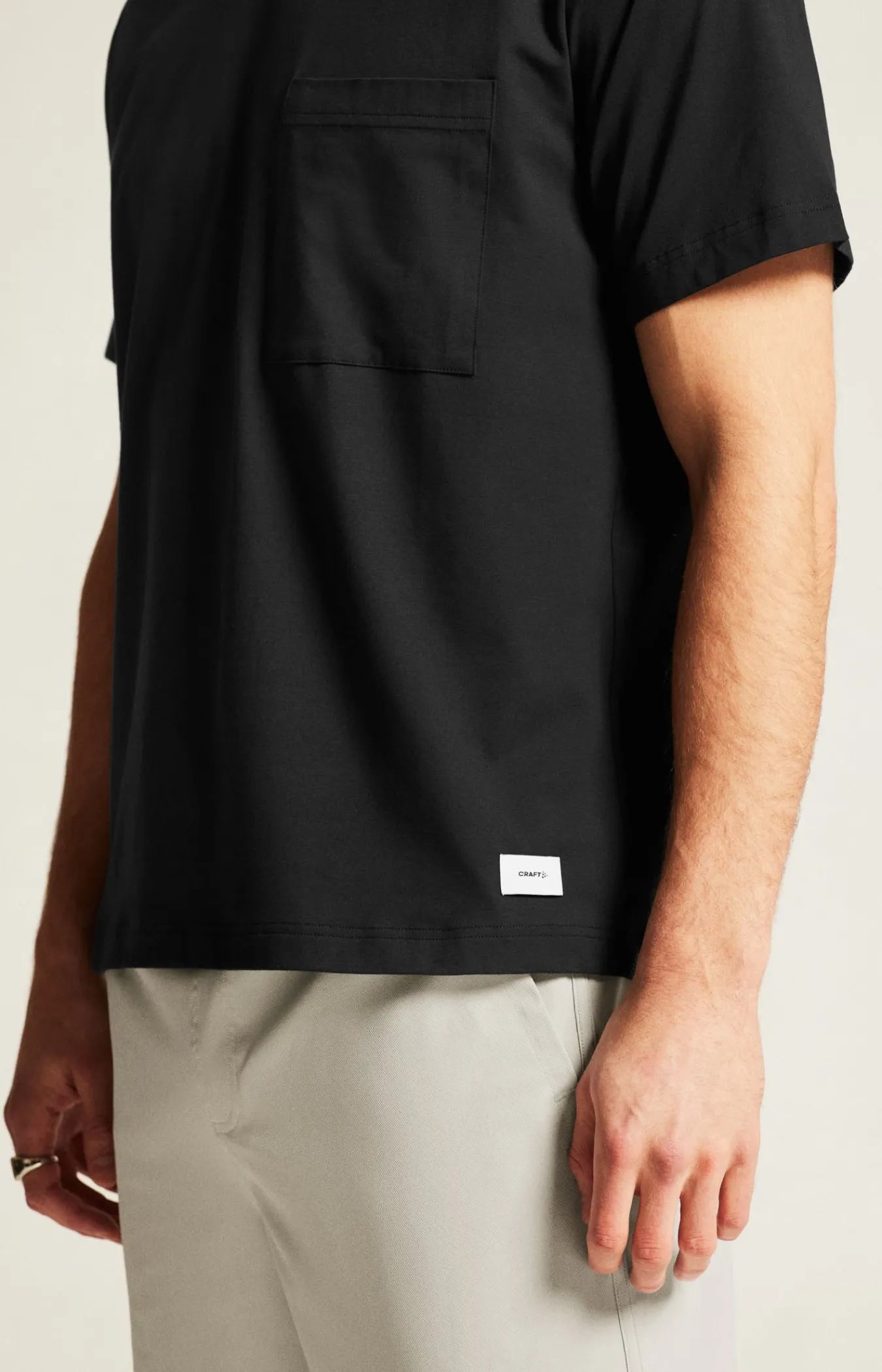 T-Skjorter & Singleter|Trening>Craft Sportswear Collective Relaxed Ss Tee M Black