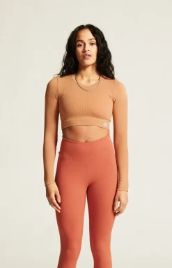Gensere|Trening>Craft Sportswear Collective Rib Cropped Ls Top W Syrup