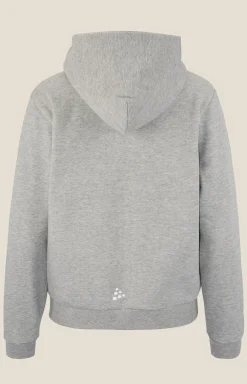 Gensere>Craft Sportswear Community 2.0 Logo Fz Hoodie W Grey melange