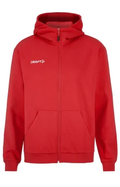 Gensere>Craft Sportswear Community 2.0 Logo Fz Hoodie M Bright Red