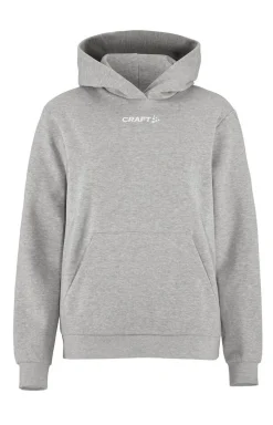 Gensere>Craft Sportswear Community 2.0 Logo Hoodie W Grey melange
