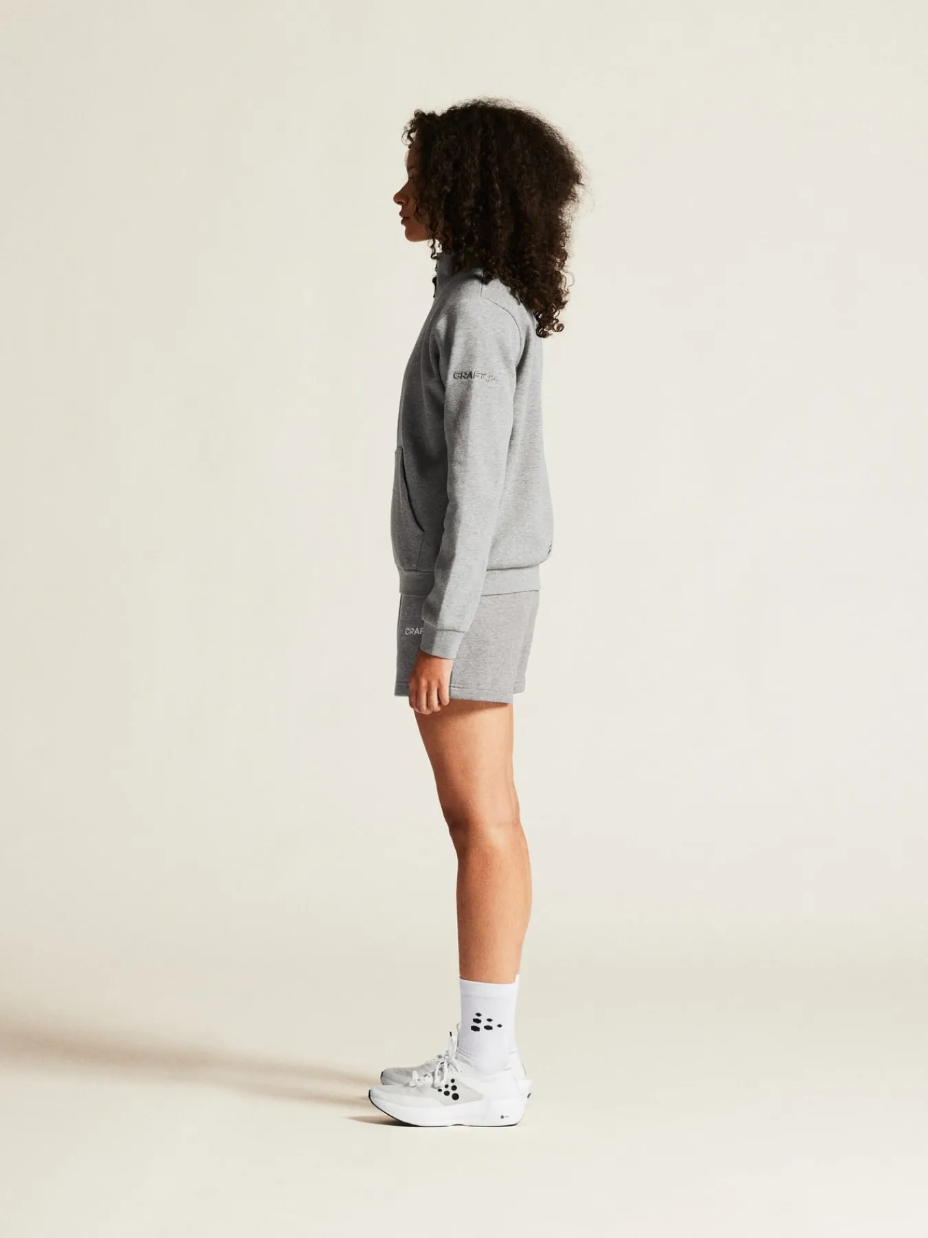 Gensere>Craft Sportswear Community 2.0 Zip Jkt W Grey melange