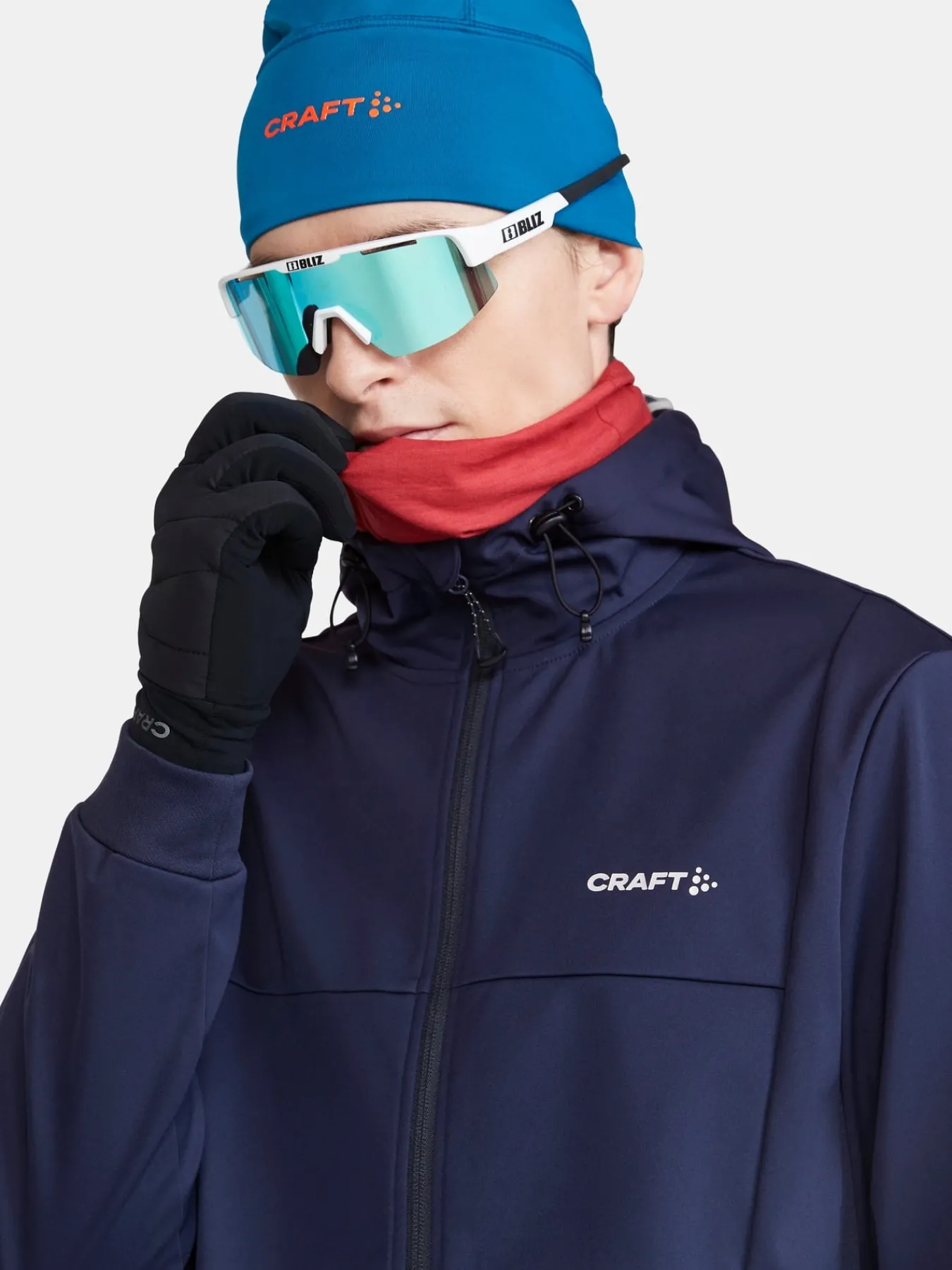 Jakker & Vester|Langrenn>Craft Sportswear Core Backcountry Hood Jacket M Blaze-Tofu