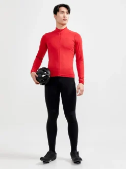 T-Skjorter & Singleter|Sykling>Craft Sportswear CORE Bike Essence LS Jersey M Bright Red