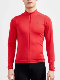 T-Skjorter & Singleter|Sykling>Craft Sportswear CORE Bike Essence LS Jersey M Bright Red