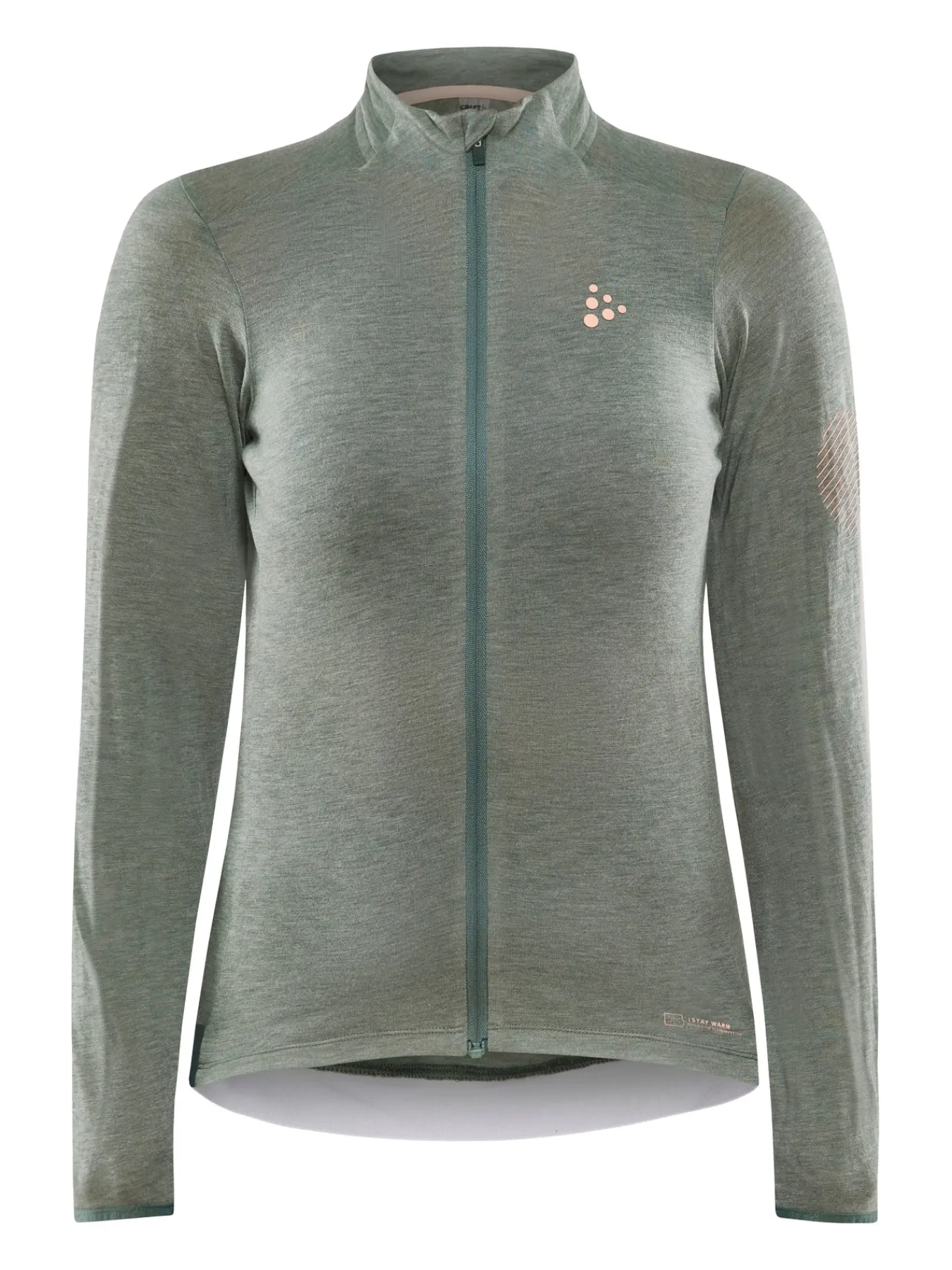 Gensere|Sykling>Craft Sportswear Core Bike Essence Wool LS Jersey W Thyme-Melange