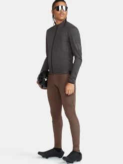 T-Skjorter & Singleter|Sykling>Craft Sportswear Core Bike Essence Wool LS Jersey M Black-Melange