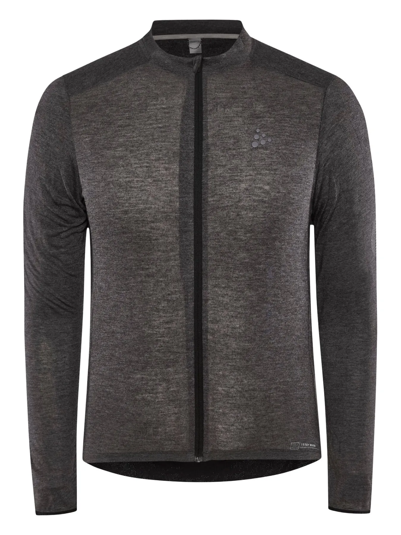 T-Skjorter & Singleter|Sykling>Craft Sportswear Core Bike Essence Wool LS Jersey M Black-Melange