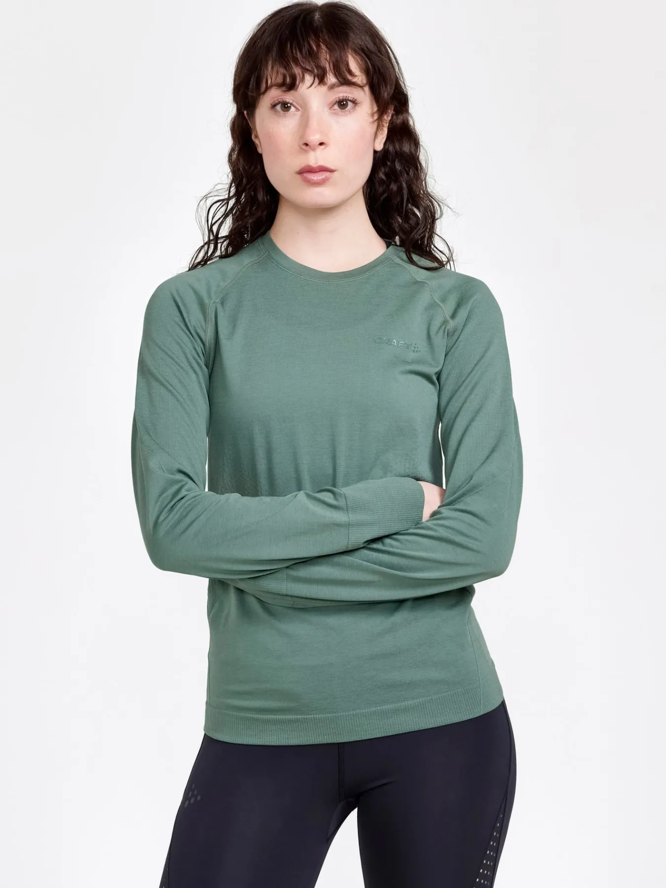 Gensere|Ull- & Superundertøy>Craft Sportswear CORE Dry Active Comfort Ls W Moss